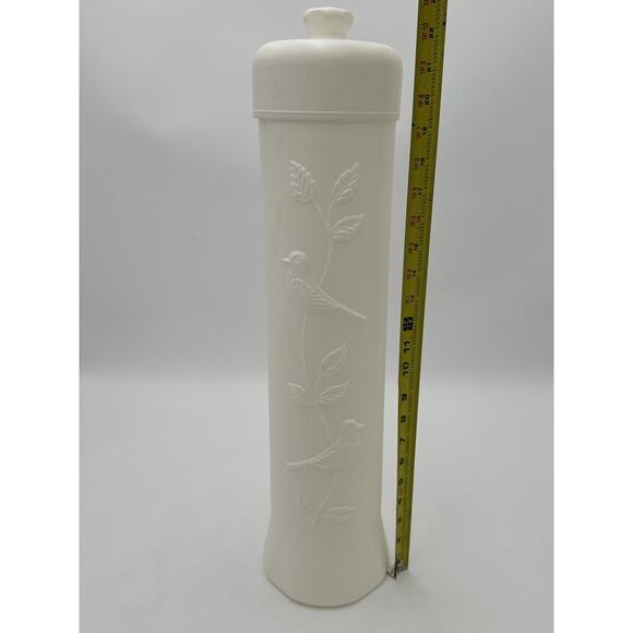 Vintage Breamco Blow Mold Toilet Paper Roll Canister Holder Retro Canada MCM - Picture 3 of 9